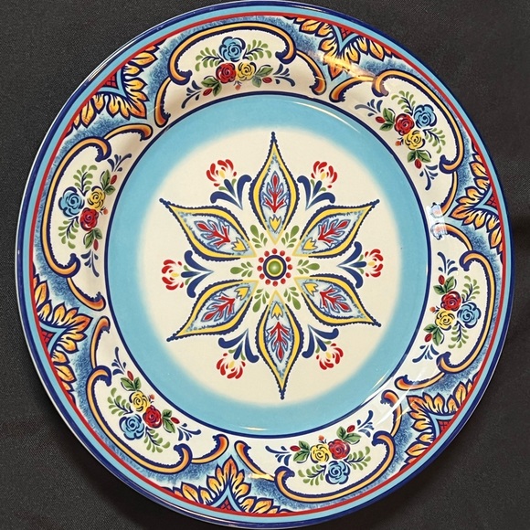 Zanzibar Dinner Plate by Euro Ceramica - Picture 5 of 7